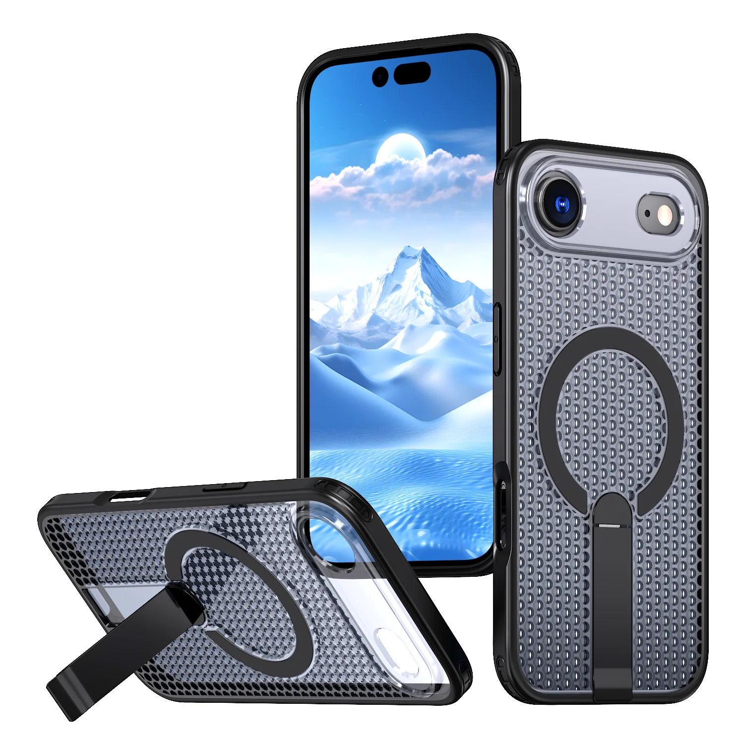 

for Iphone 17 Air 16 15 Pro Max 14 Plus 12 13 Pro Iphone16 Iphone17 Case Hard Phone Bag Wireless Charging Accessories