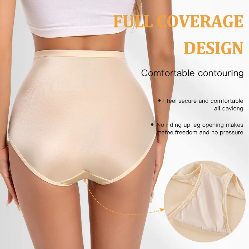 High Waist Mesh Cross Shapewear Panties Hip Lifter Tummy Control Body Shaper Panty Women Breathable Traceless Slimming Underwear