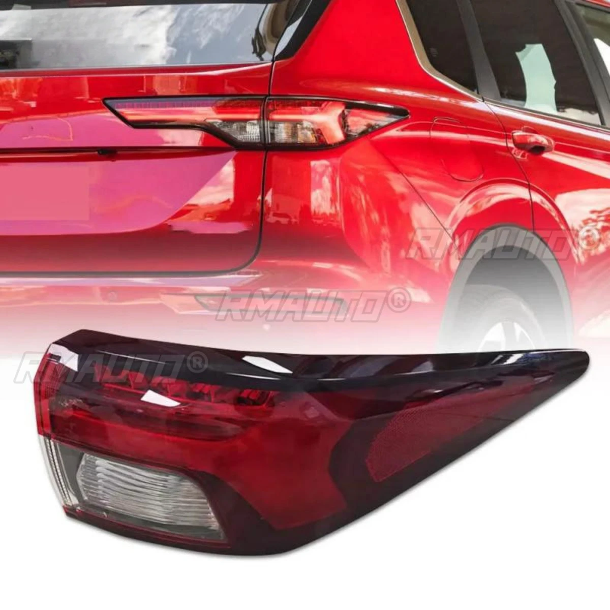 For Outlander PHEV 2022-2024 LED Daytime Running Light Waterproof Fog Lamp Car Taillight Assembly Body Kit