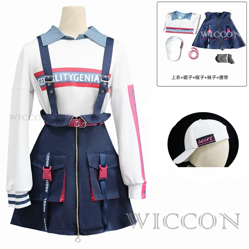 

Project & Sekai Colorful Stage Azusawa Kohane Cosplay Sweet Dress Women Girls Anime Uniform Halloween Party Outfit