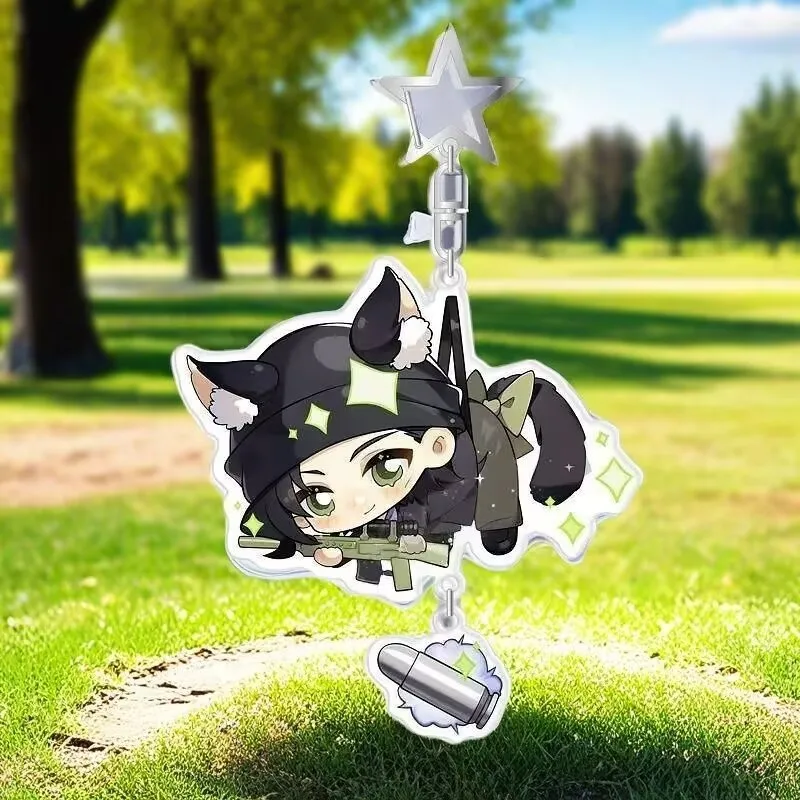 『名探偵コナン』アニメ吊り下げシリーズ 誕生日プレゼント キーホルダー アクリル「怪盗キッド・江戸アムロ」 吊り下げペンダント