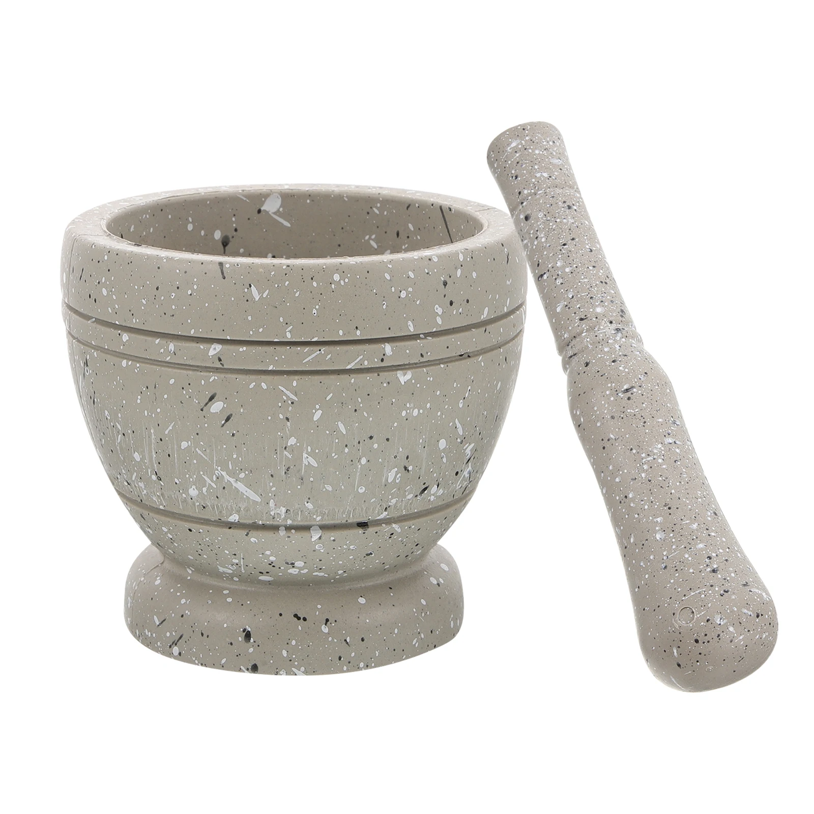 

1 set Mortar Pestle Set Small Garlic Masher Bowl Kitchen Accessory Portable Crusher Plastic Hand Tool For Home Use