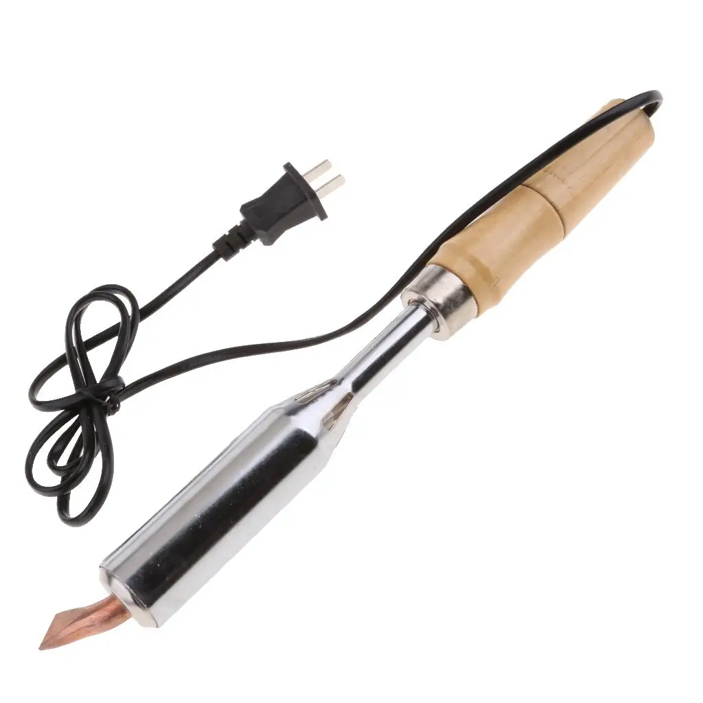 Electric Soldering Iron Wooden Handle with Point Welding Tool - 200W