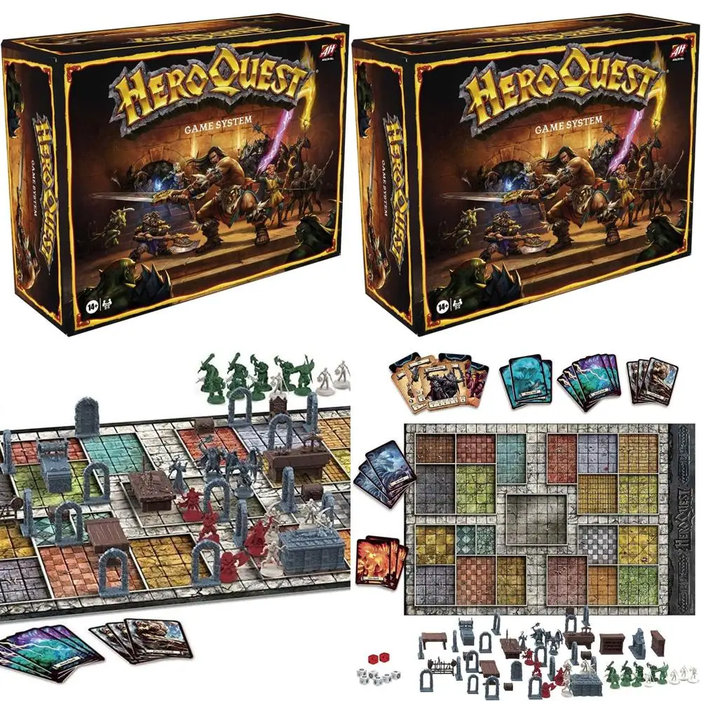 

Avalon Hill's HeroQuest: Epic Dungeon Adventure Board Game for 14+, 2-5 Players