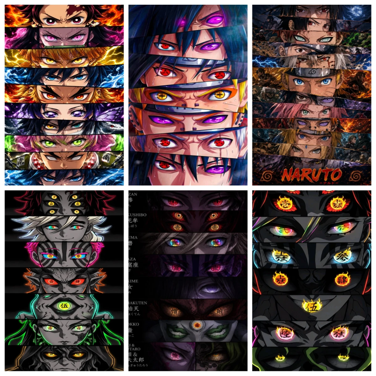 Classic Anime Character Eyes Jigsaw Puzzles 500/1000/1200/2000PCS Wall Decor for Living Room Bedroom Perfect Gift No Frame