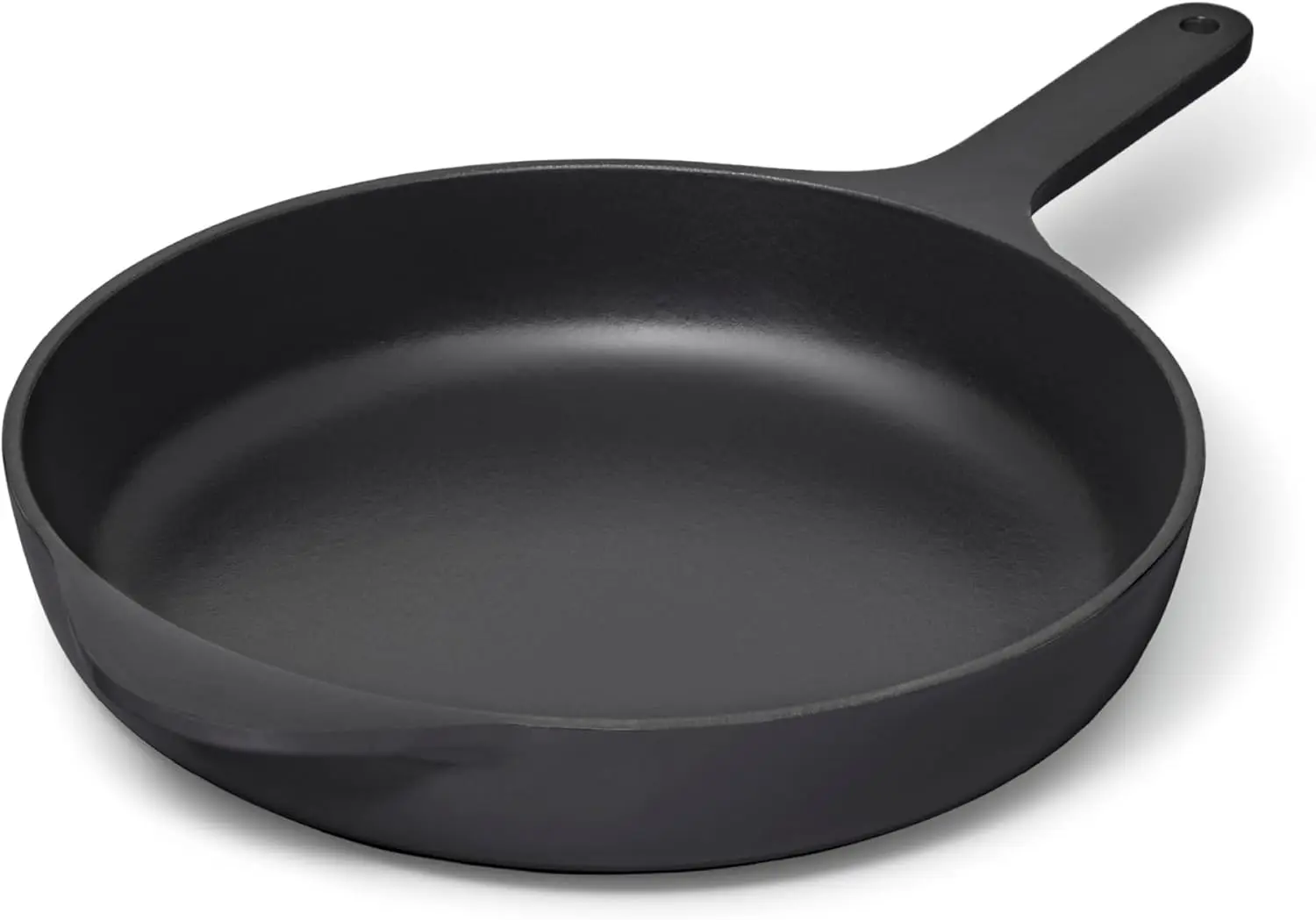 

10.5” Enameled Cast Iron Pan With 3 Layer Enamel Coating - No Seasoning Required - Compatible With All Stovetops