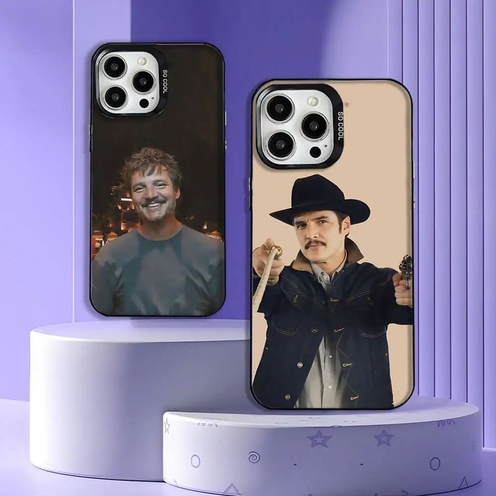 

Actor P-Pedro Pascal Phone Case For iPhone 17,16,15,14,13,12,11,Pro,Max,Plus,E,Air,Mini Black Tpu IMD Cover