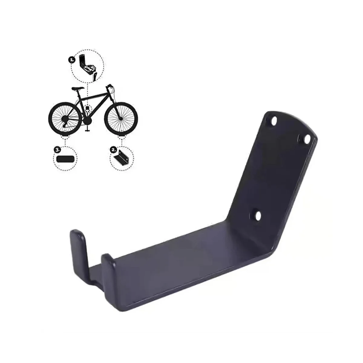 Bicycle Wall Hanger Mountain Bike Hooks Indoor Bicycle Fixed Display Parking Trailer Bracket