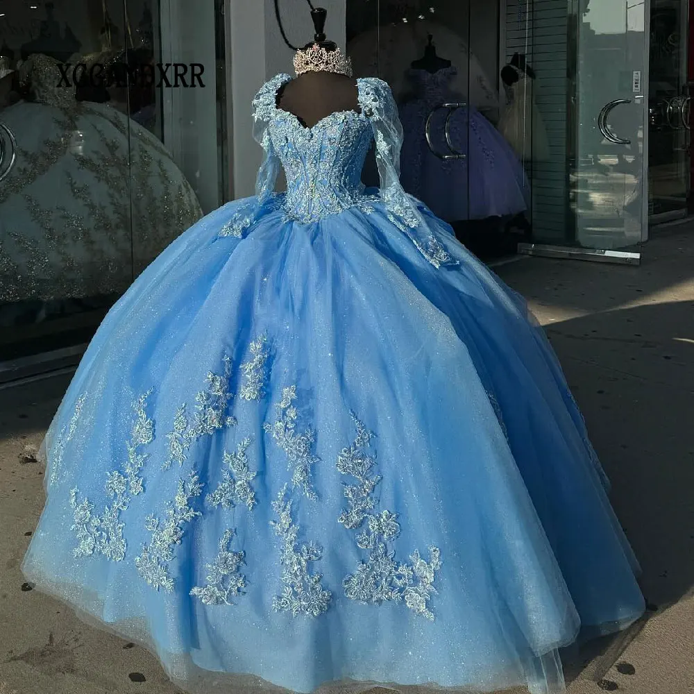 

Женское платье с длинным рукавом Cinderella, бальное платье принцессы, 15 дней рождения, 2024