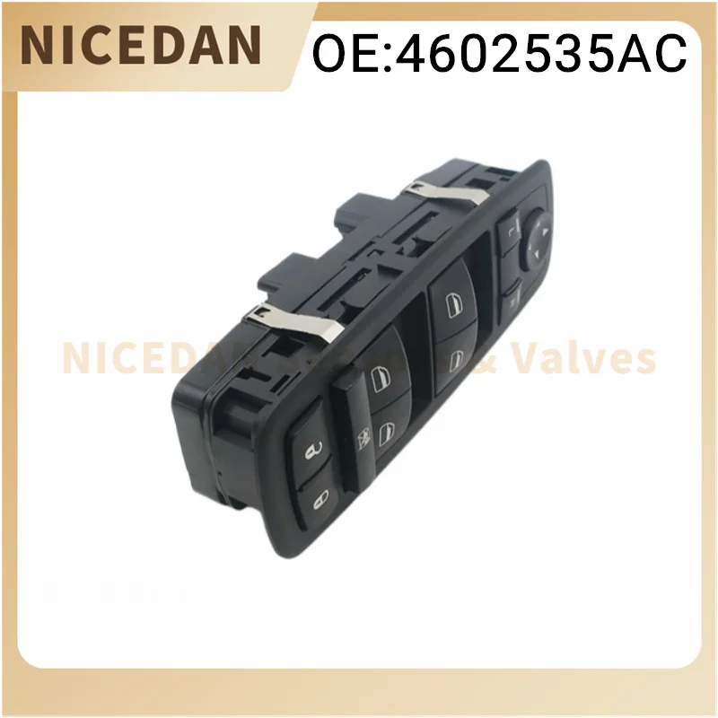 

New Car Power Window Master Switch Button Front Left For Dodge Caravan Grand Caravan 2006~2010 Journey 2009~2014 Jeep 4602535AC