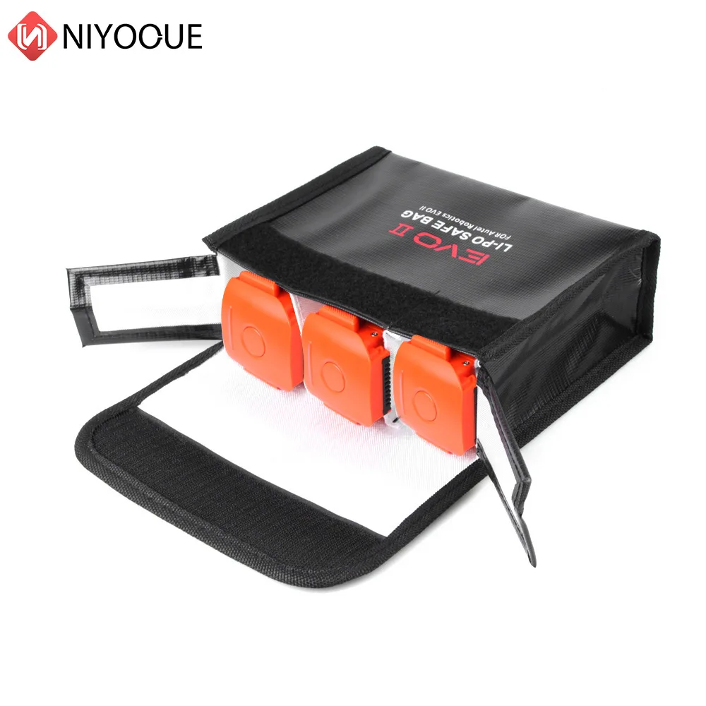 Battery Explosion-proof Safe Bag LiPo Heat Resistance Storage Bag for Autel Robotics EVO II Series Drone