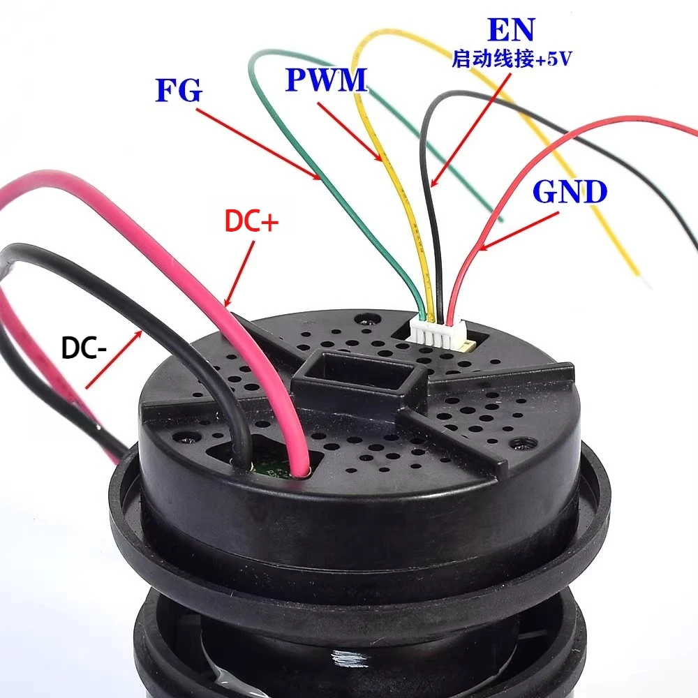 مايكرو 55 مللي متر تيار مستمر 21.6 فولت 22.2 فولت 150 واط BLDC عالية السرعة الطاقة فرش السيارات مروحة تربو ل مكانس كهربائية للكنس روبوت فراغ آلة تنظيف الأرضيات #2