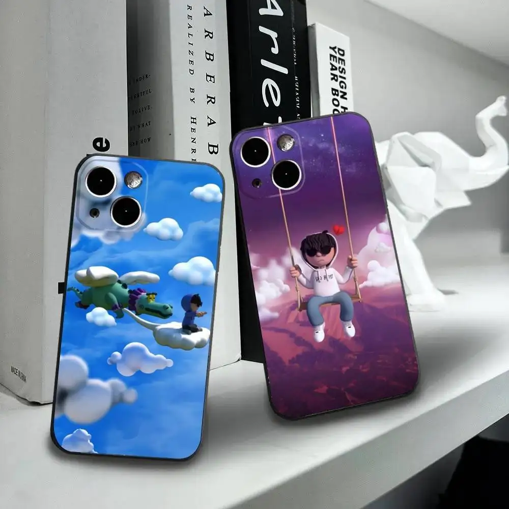

Singer Junior H Sad Boyz Phone Case For iPhone16,15,14,13,12 Mini 11 Pro XR,X,XS,MAX 7,8 Plus Silicone Cover Soft Black