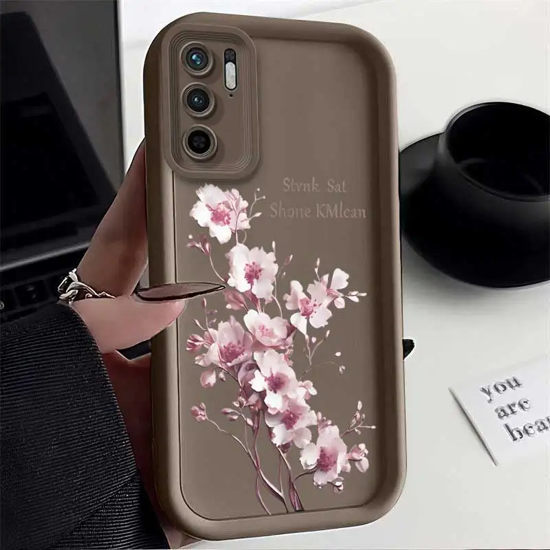 Note10 Flowers Blooming Sky Eye Ladder Phone Case For Redmi Note 11 11S 10S 10T 10Pro 9 9T 9S 9Pro 9Pro 8 8Pro 7 7Pro 7S Cover