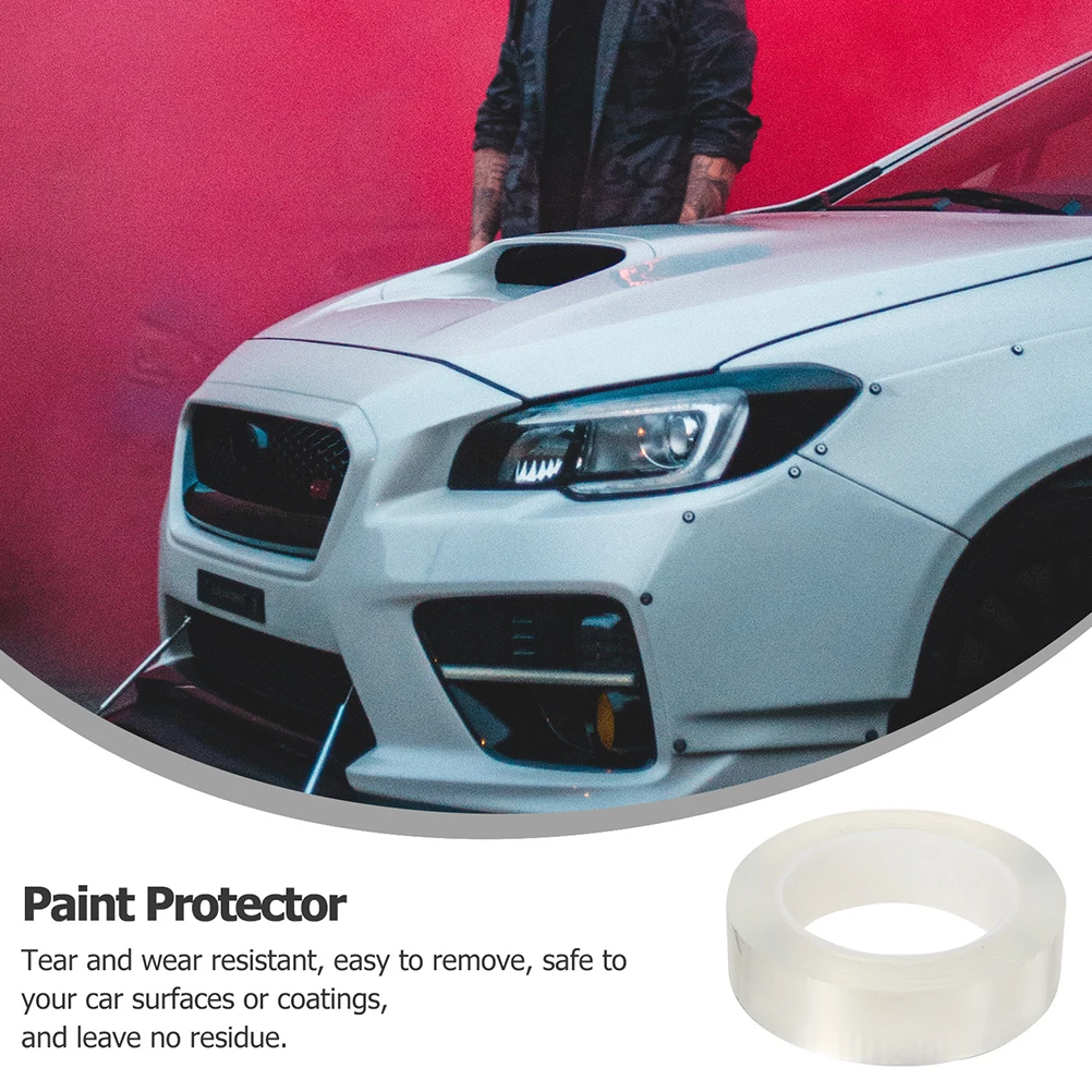 1 Roll Car Protector Bumper Door Entry Guard Anti Shock Wear Resistant Easy Install Rear Bumper Protector Door Sill Guard
