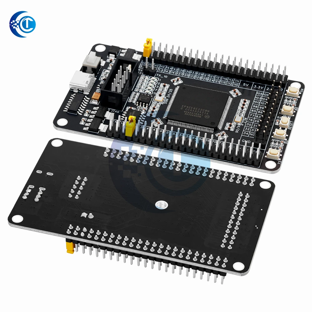 Cyclone IV EP4CE6E22C8N FPGA Development Board (Altera): 2.5V Core – Arduino-Compatible for Prototyping