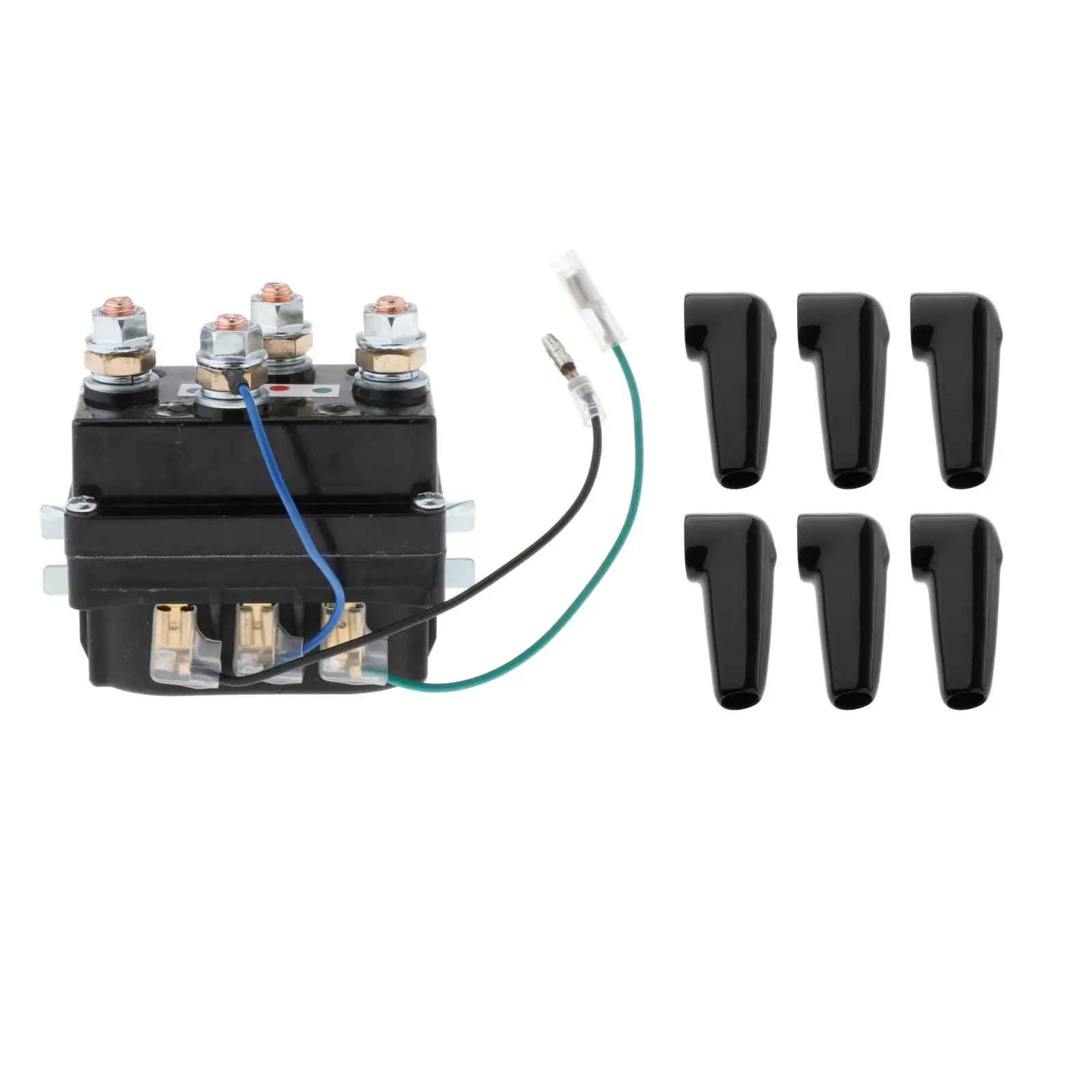12V Winch Solenoid Relay Kit for ATV UTV 2000-5000lbs 4x4 Vehicles Truck Boat, Durable Material
