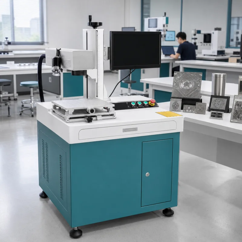 Flying Fiber Laser Marking Machine For High Contrast Codes In Valves Accurate Focus Export Factory For Manufacturing Plants