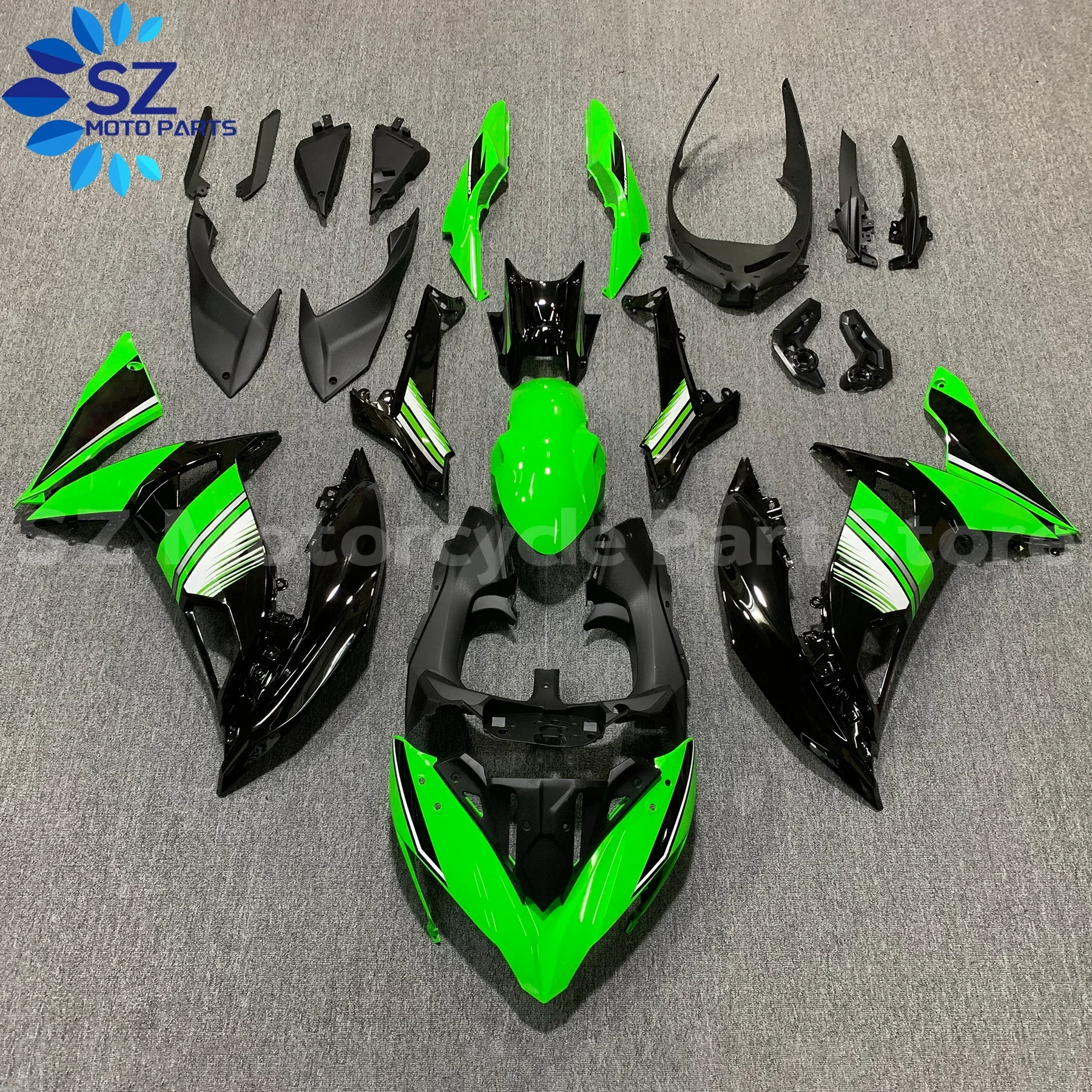 fairings Fit for NINJA 650 ER-6F EX650 2017 - 2019 Motorcycle Accessories Shell Fairing Kit Set NINJA650 ER6F 2018 17 18 19