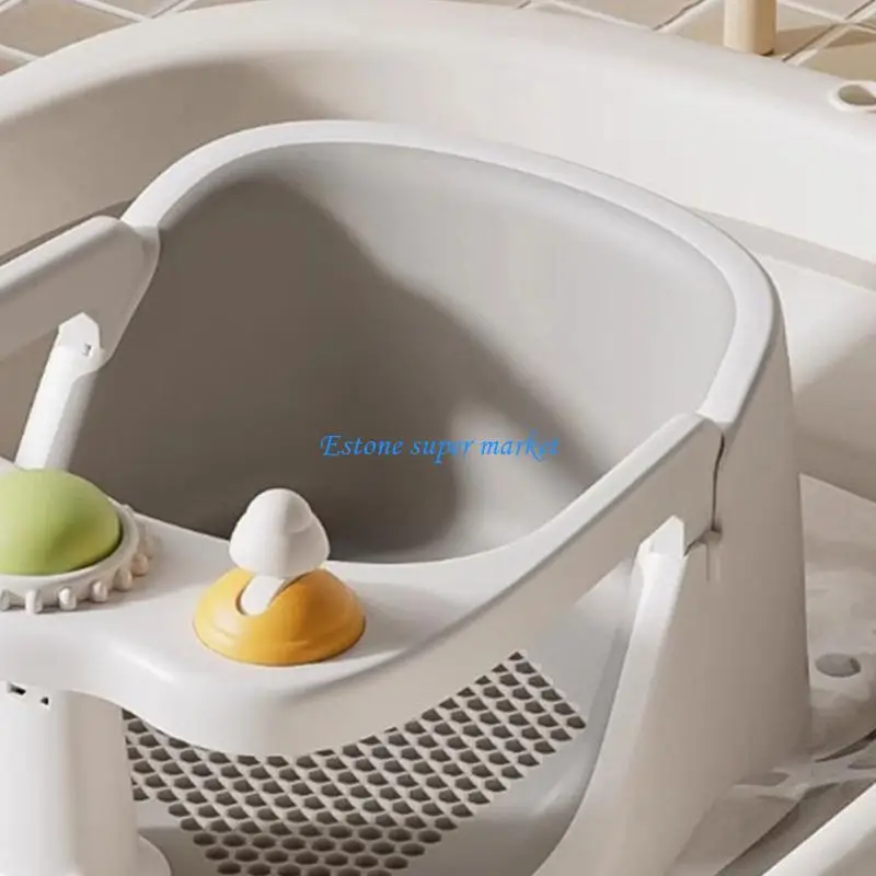 090B Secure Infant Bathing with Anti Slip Base for 6+ Month Baby Supportive Baby Bath Tub Chair with Drainage Hole view 4