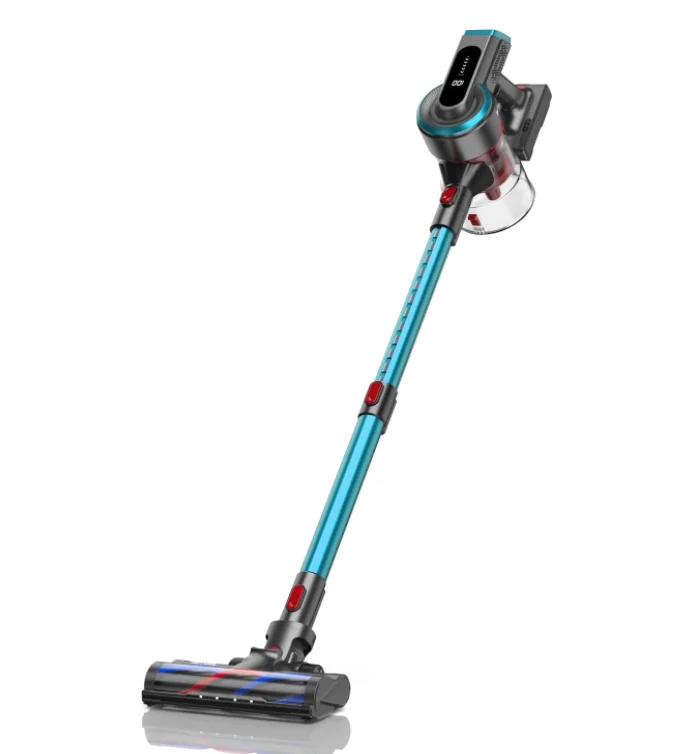 LED 조명이 포함된 무선 진공 청소기, 4 in 1 소형 스틱 진공 청소기 60분 실행 시간