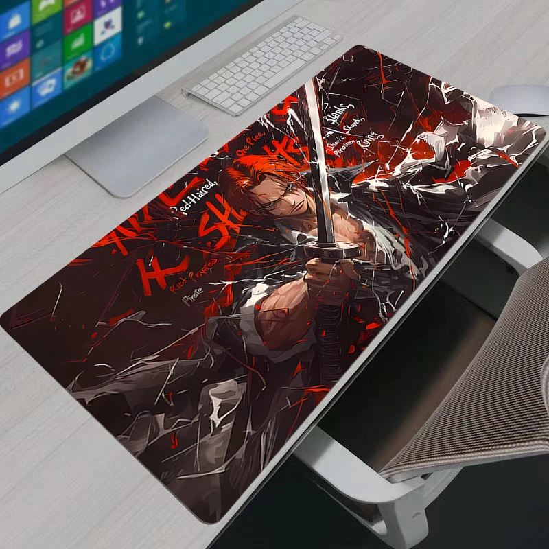 Mouse Pad Computer Laptop Anime Keyboard Mouse Mat Xxl Mousepad Keyboards Gamers Decoracion Japan Game Anime One Piece Desk Mat