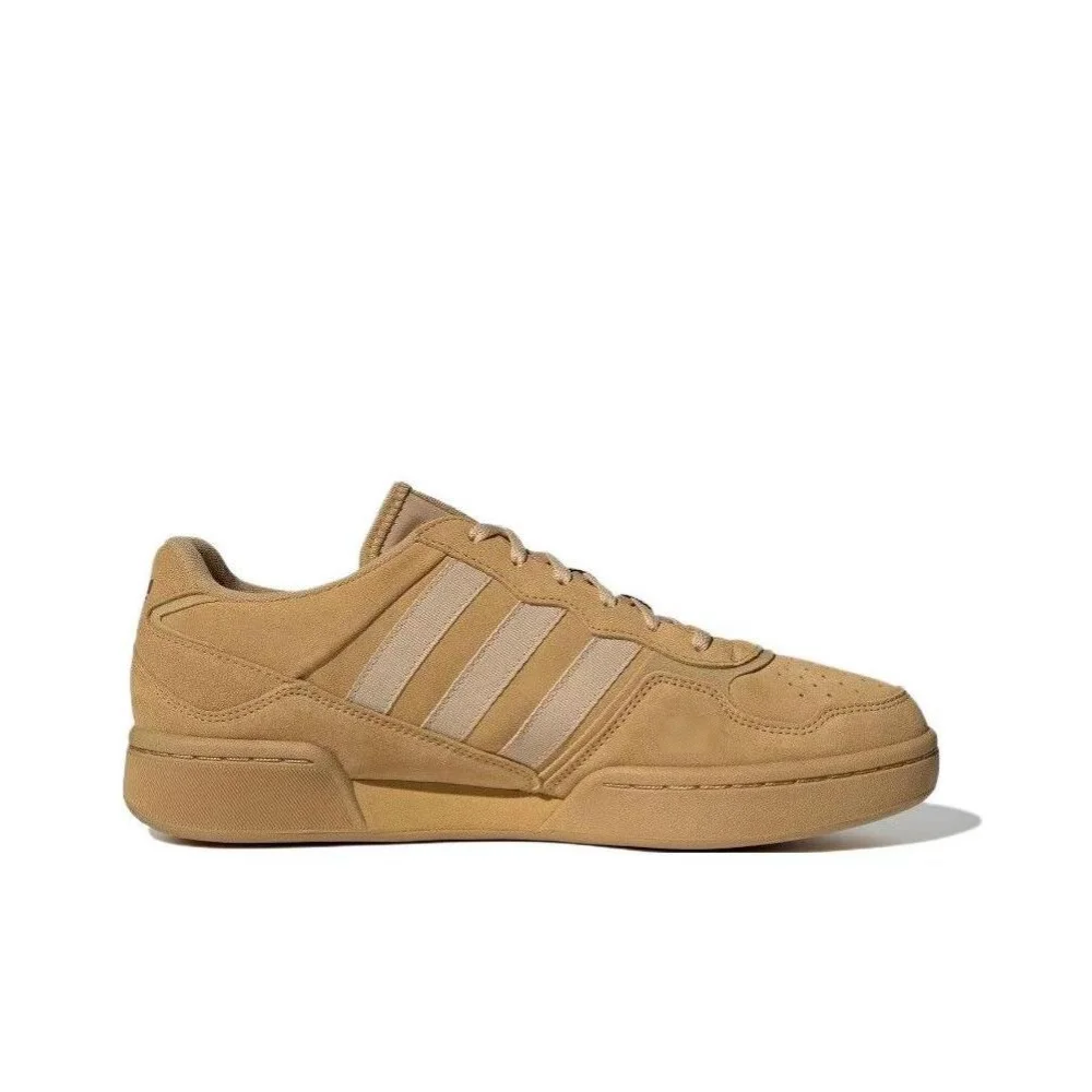 adidas Originals Courtic Non-slip, Comfortable, Durable Low-Top Skate Shoes Unisex Style Mustard Yellow ID6070