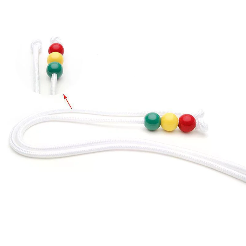 Diameter Brock String Vision Convergence Insufficiency Training Tool Eye Sight Train Target Pointing Practice Three Beads 18mm