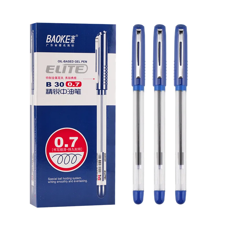 

BAOKE B30 0.7mm Oil-based Ballpoint Pen 12pcs