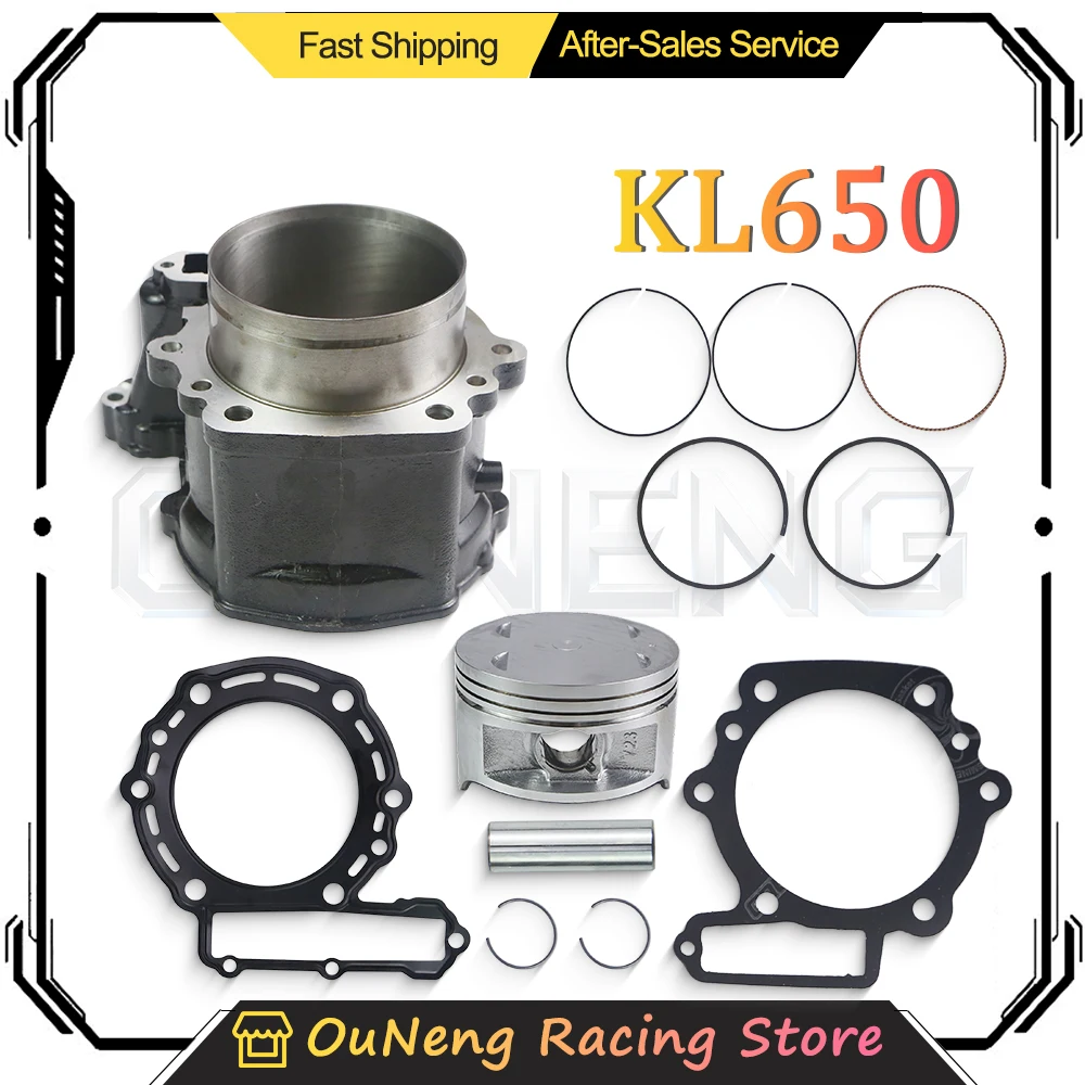 100mm Cylinder Kit Fit Kawasaki KL650 KLR650 Motorcycle Engine Complete Cylinder Replacement Spare Parts