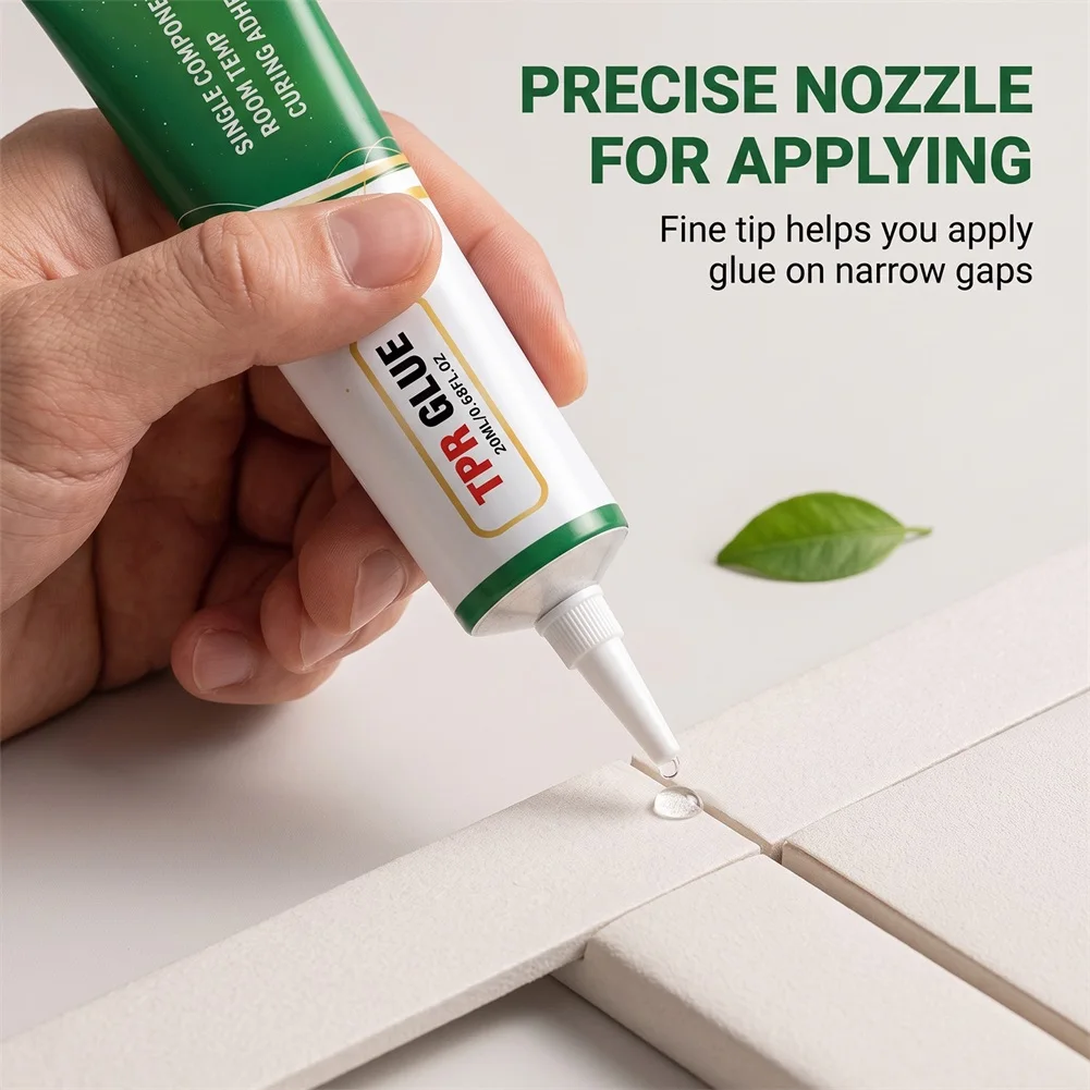20ml TPR Glue for Squishies Toys Room Temperature Curing Adhesive for Stress Ball Squishies Repairs,DIY Handcraft Studio