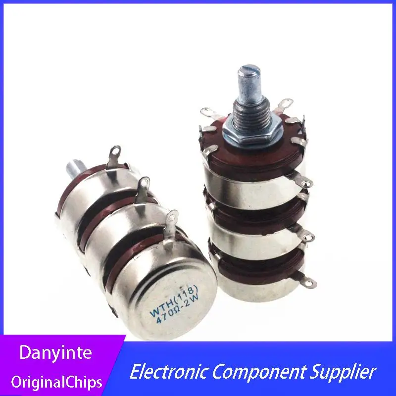 

NEW 1PCS/LOT WTH118 2W 470R WTH(118) 3 layer dual Potentiometer triple potentiometer