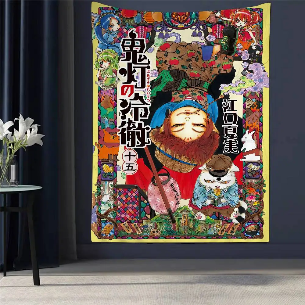 

Hozuki's Coolheadedness Printed Large Wall Tapestry Art Science Fiction Room Home Decor Decor Blanket