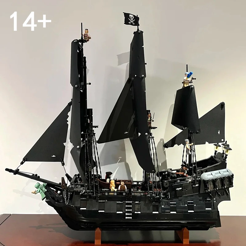 2026 NEU 2862 Teile Piraten der Karibik Schiff Revenge Kriegsschiff Black Pearl Segelboot Bausteine Montage Spielzeug Geschenk