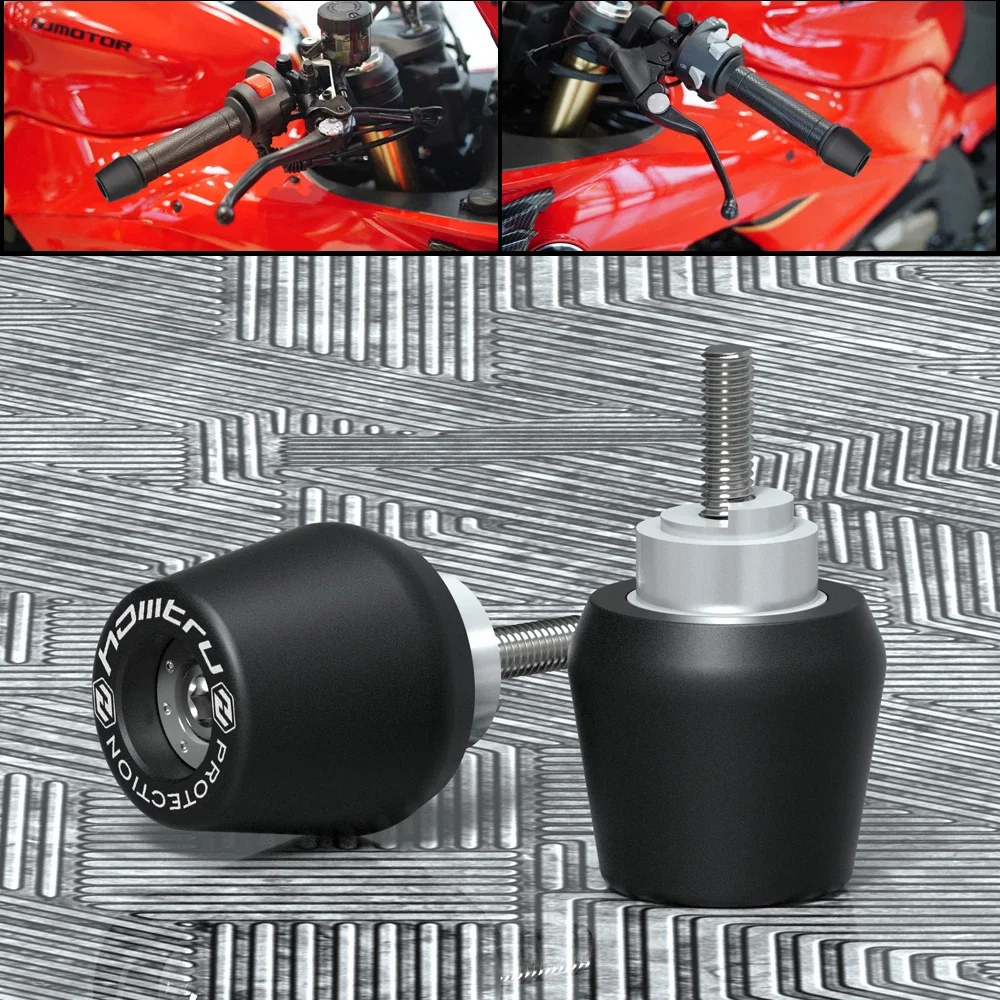 

For Honda CBR650F 2014-2019 / CBR650R 2019-2023 Motorcycle Handlebar Grip End Cap Anti Vibration Slider Plug