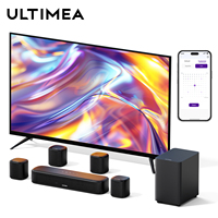 ULTIMEA 7.1ch Virtual Surround Sound Bar, Sound Bar for Smart TV with 4 Surround Speakers, Surround Sound System, App Control