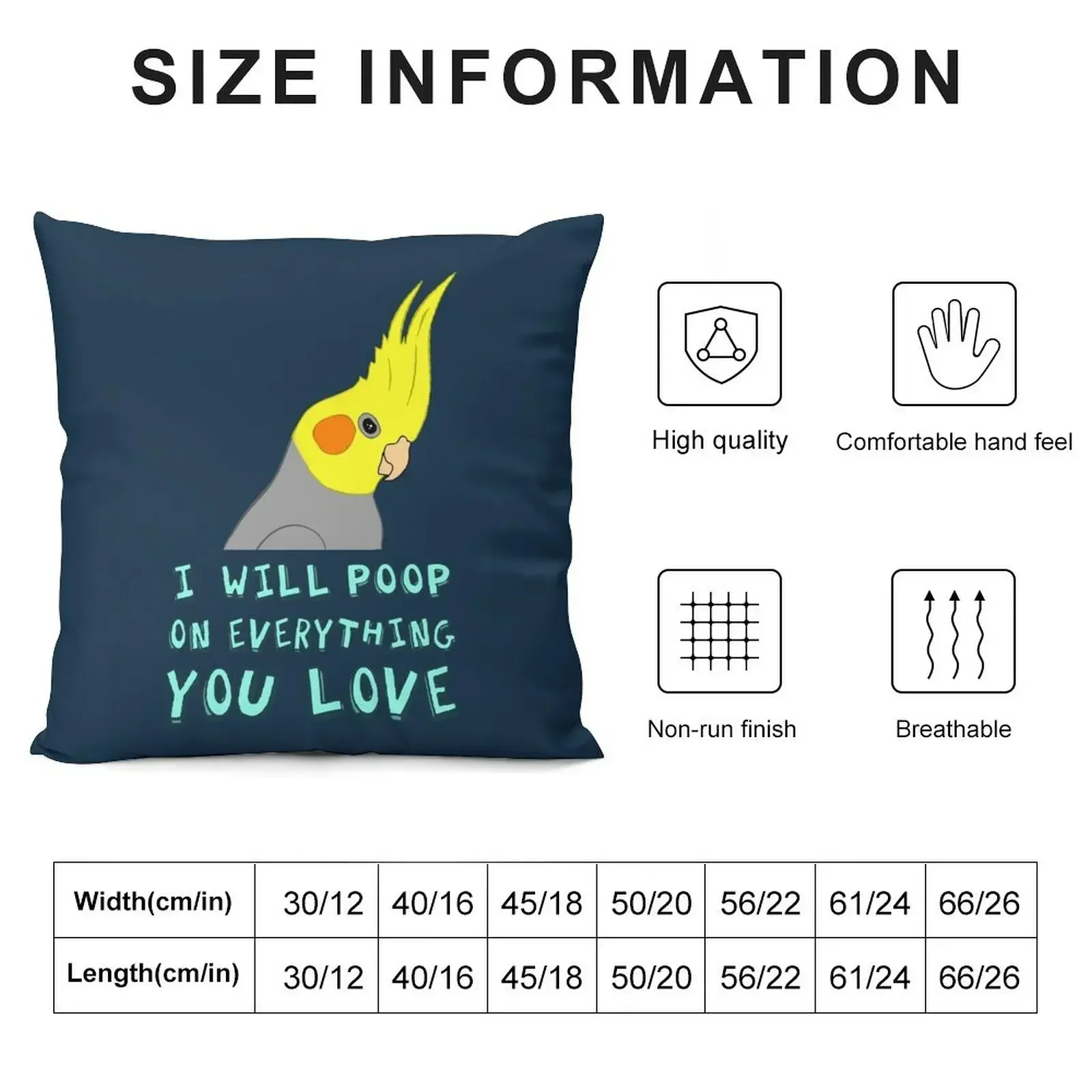 I WILL POOP ON EVERYTHING YOU LOVE Throw Pillow Sofa Covers For Living Room christmas decorations for home 2025 pillow