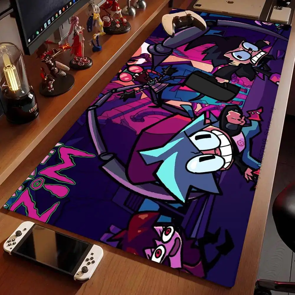 I-Invader Z-Zim Anime Mousepad Non-slip Suitable For Office Computers Laptops E-sports Game Desk Mats XXL Keyboard