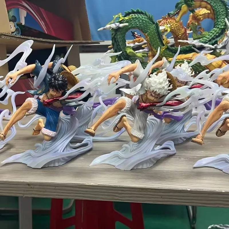 

Hot Goods Anime Figure 18cm 5th Gear Sun God Nica Luffy Figure Model Scene Action Statue Collection Decoration Model Toys Gifts