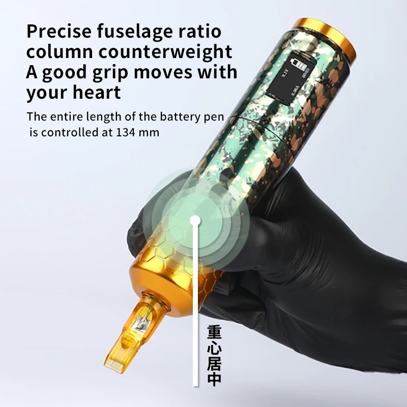 F2 Professional Tattoo Pen Removable Rechargeable Battery Tattoo Pen Yilong Digital Rotary Tattoo Pen Machine