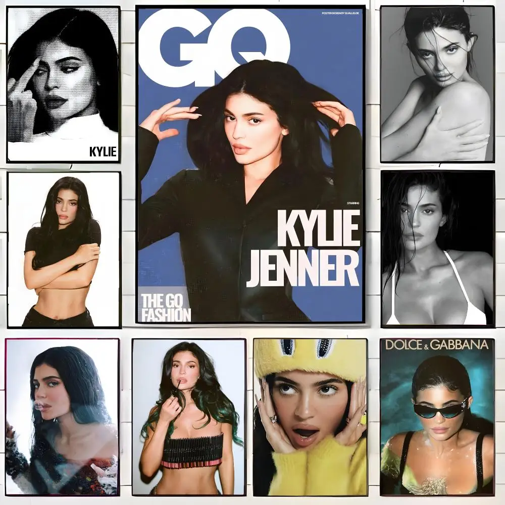 celebrity influencer K-Kylie Jenner Poster Wall Art Print Decorative Mural Home Decor Gift Unframed