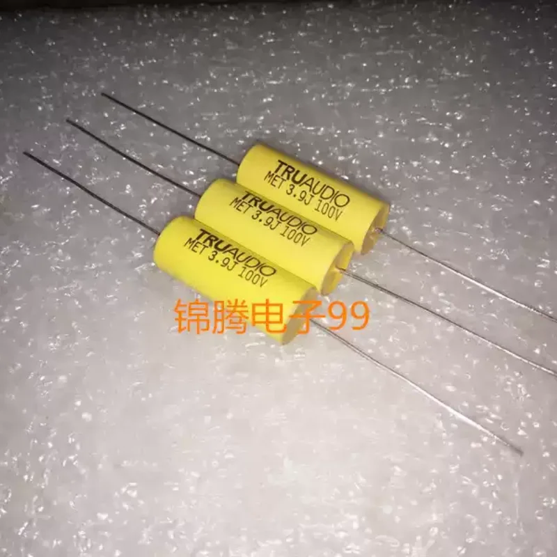 10-100pcs TRUAUDIO MET 3.9UF 100V replacement for 4UF customized frequency divider infinite film capacitor