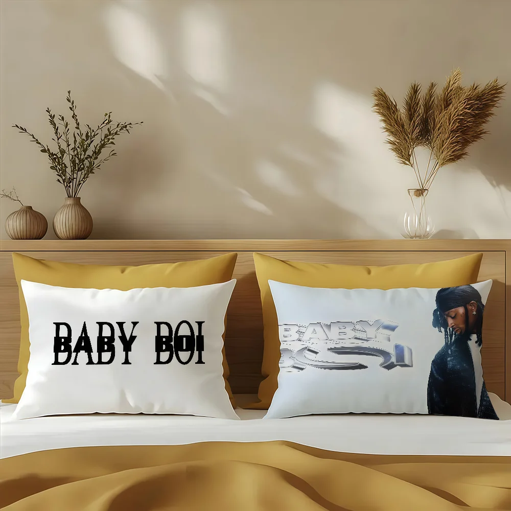 Baby Products Miniso - Sarung Bantal Rapper Playboi C-Carti BABY