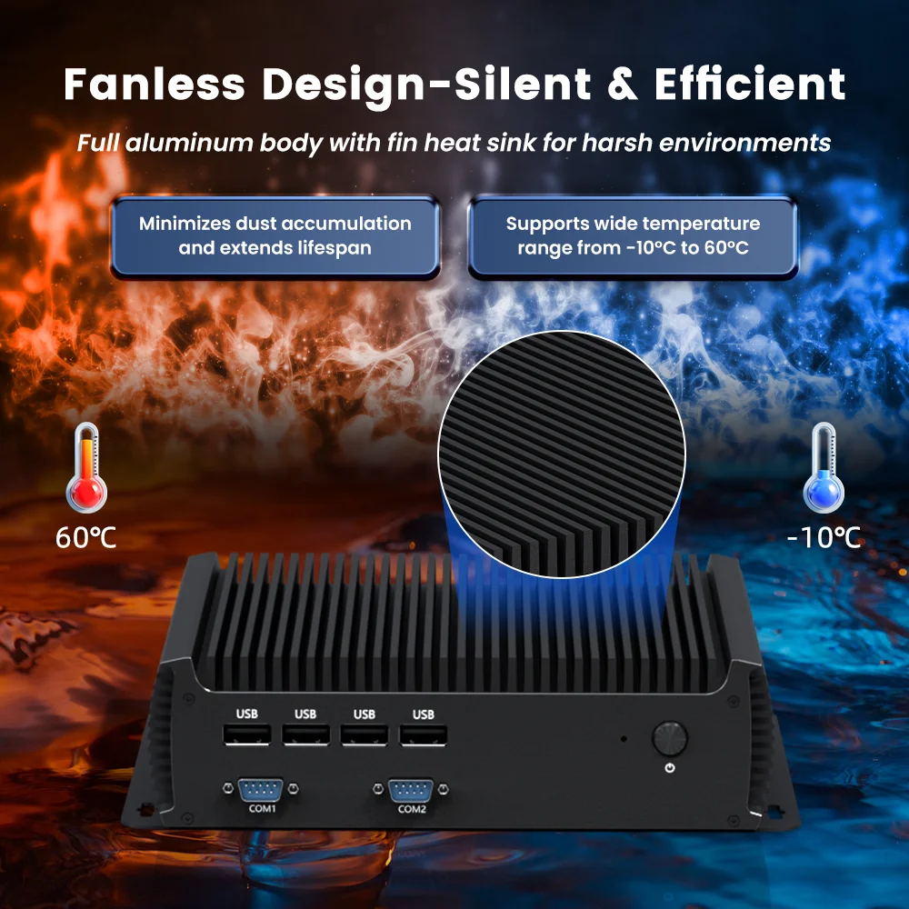 Intel Core I3 I5 I7 7200U Dual – Fanless Industrial Pc Rs485 Core I7 recenzja i cena