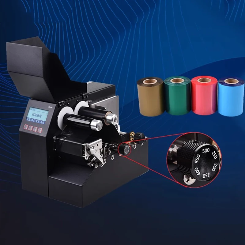 T-80 Tag printer, Clothing, Shoes and hats certificate printer, 300DPI high-sensitivity label printer, QR code/Text printing