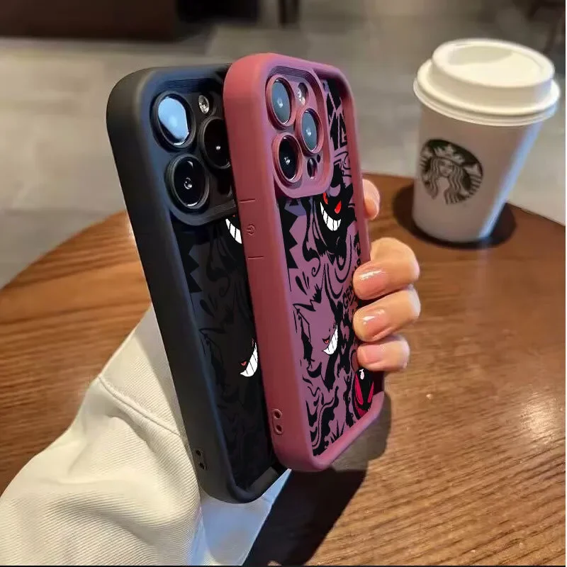 구글 픽셀 9 8 7 8A 7A 프로 XL 9프로 7프로 8프로 9프로XL용 폰 케이스 실리콘 럭셔리 포켓몬 겐가 풀 프로텍션 커버