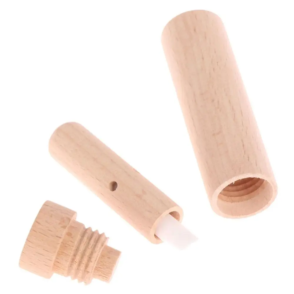 Wooden Essential Oil Aroma Wood Diffuser Long-lasting Floral Fireless Aromatherapy Nasal Inhaler Slowly Volatile with Wicks