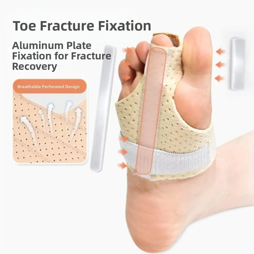 Adjustable Bunion Corrector Band Metal Reinforcement Breathable Big Toe Straightener Bunion Splint Soft Foot Correction Brace