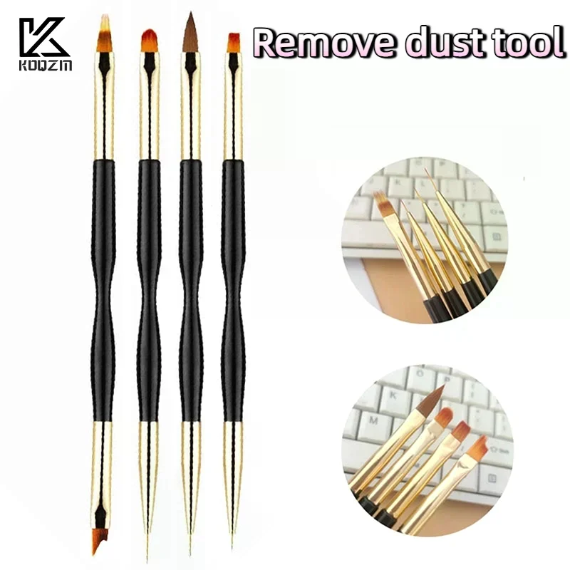 4pcs Keyboard Cleaning Tools Resin Brush Pens Nylon Dust Removal Shaping Brushes for Computer Keys