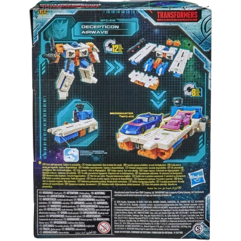 Takara Tomy-figuras de acción de Transformers, clase Deluxe, WFC-E18, Airwava, Robot, regalos, pasatiempos coleccionables